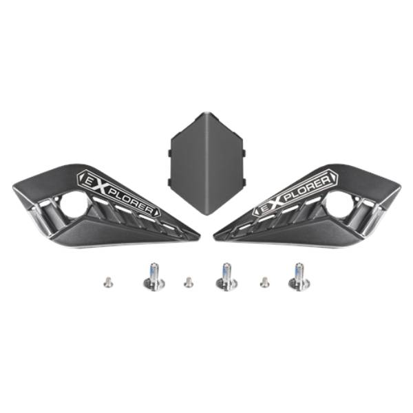 Piezas sueltas casco LS2 Explorer MX701 Tapas de carbono Piezas sueltas casco LS2 Explorer MX701 Tapas de carbono