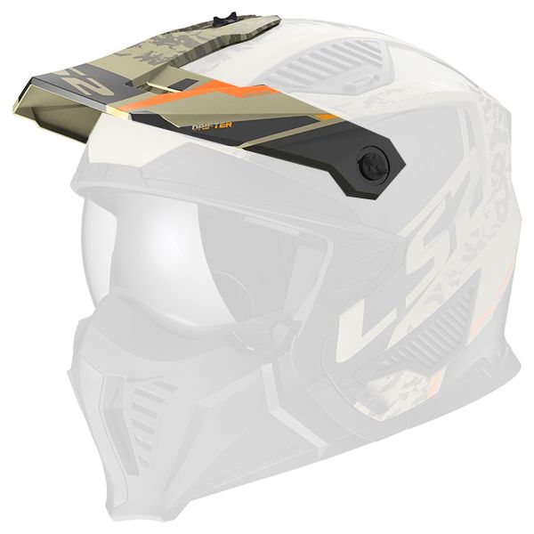 Piezas sueltas casco LS2 Drifter Devor OF606 pico