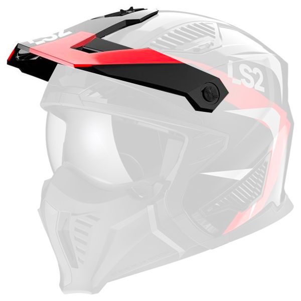 Piezas sueltas casco LS2 Tapa Drifter Triality OF606
