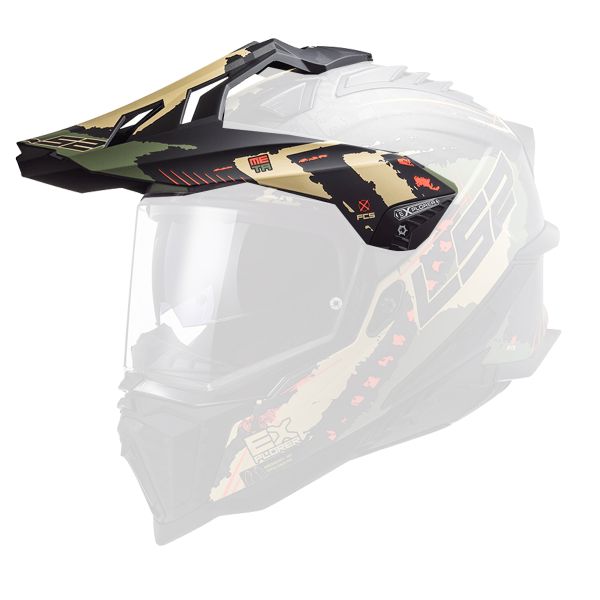 Piezas sueltas casco LS2 Explorer C MX701 Extender pico