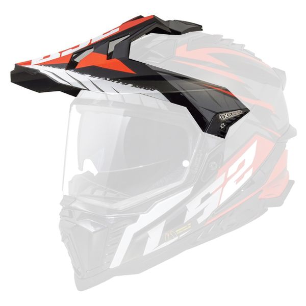Piezas sueltas casco LS2 Explorer MX701 Pico de aguja