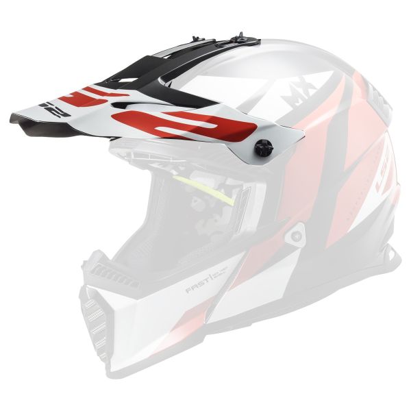 Piezas sueltas casco LS2 Pico de ataque r�pido Evo MX437