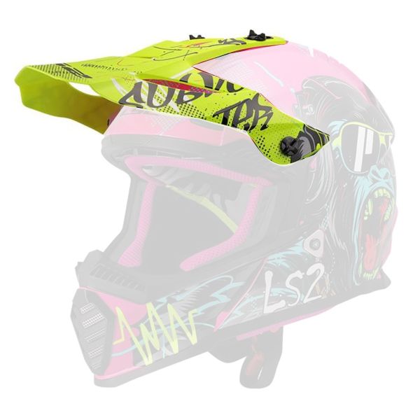 Piezas sueltas casco LS2 Fast II Mini MX437 Pico de gorila