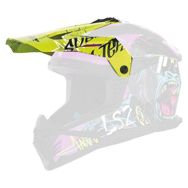 Piezas sueltas casco LS2 MX708 Gorilla Fast II pico