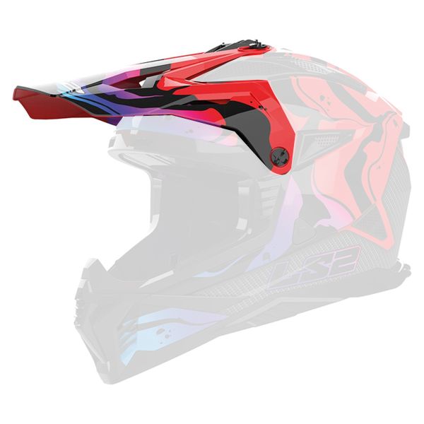 Piezas sueltas casco LS2 Fast II MX708 Tapa de lavado