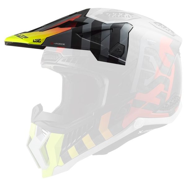Piezas sueltas casco LS2 X-Force Barrier MX703 pico fijo