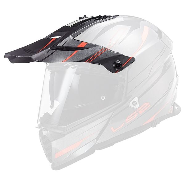 Piezas sueltas casco LS2 Tapa Pioneer Evo MX436 Knight