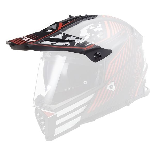 Piezas sueltas casco LS2 Tapa Pioneer Evo MX436 Saturn