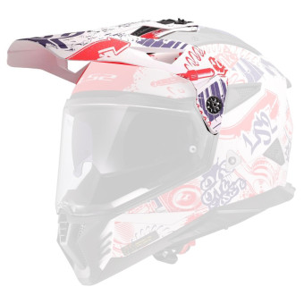Piezas sueltas casco LS2 Pioneer II MX702 Pico de fantasía Piezas sueltas casco LS2 Pioneer II MX702 Pico de fantasía