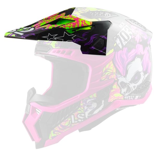 Piezas sueltas casco LS2 X-Force Fireskull MX703 pico ajustable