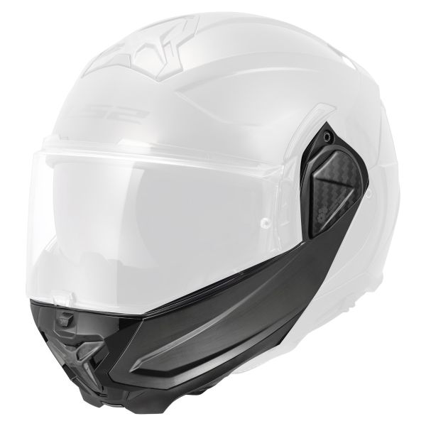 Piezas sueltas casco LS2 Advant II FF910 Jeans Mentonera de titanio