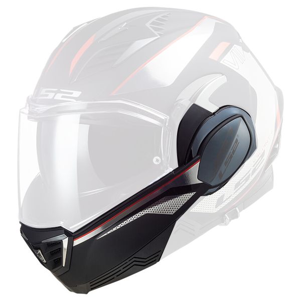 Piezas sueltas casco LS2 Barbillera Valiant II FF900 Hub