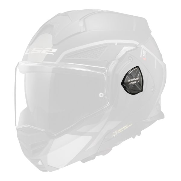 Piezas sueltas casco LS2 Plato giratorio con visera Advant X FF901 Metryk