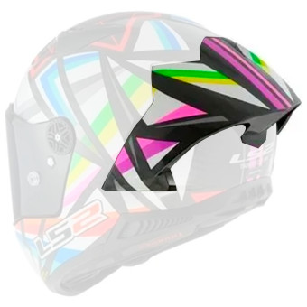 Piezas sueltas casco LS2 Spoiler Thunder C GP Flash Negro FF805 Piezas sueltas casco LS2 Spoiler Thunder C GP Flash Negro FF805
