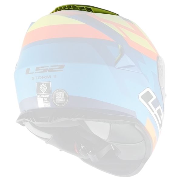 Piezas sueltas casco LS2 Ventilaci�n central trasera Storm FF800 Salvador