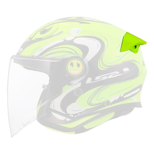 Piezas sueltas casco LS2 Ventilaci�n trasera Funny II Glup OF622