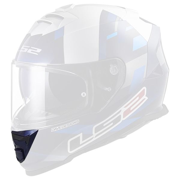 Piezas sueltas casco LS2 Ventilador de mentonera Storm FF800 Mc Phee