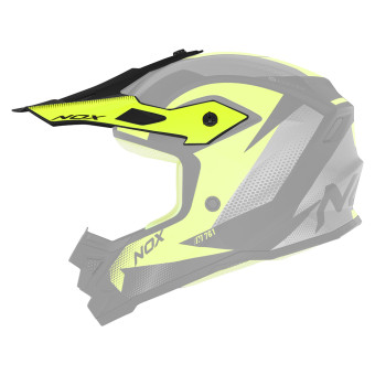 Piezas sueltas casco NOX Gorra Fusion negro amarillo mate N761 Piezas sueltas casco NOX Gorra Fusion negro amarillo mate N761