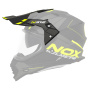 Piezas sueltas casco NOX N312 Gorra de dron negro mate amarillo
