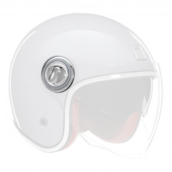 Piezas sueltas casco NOX Kit de montaje de visera Heritage Grey Nardo
