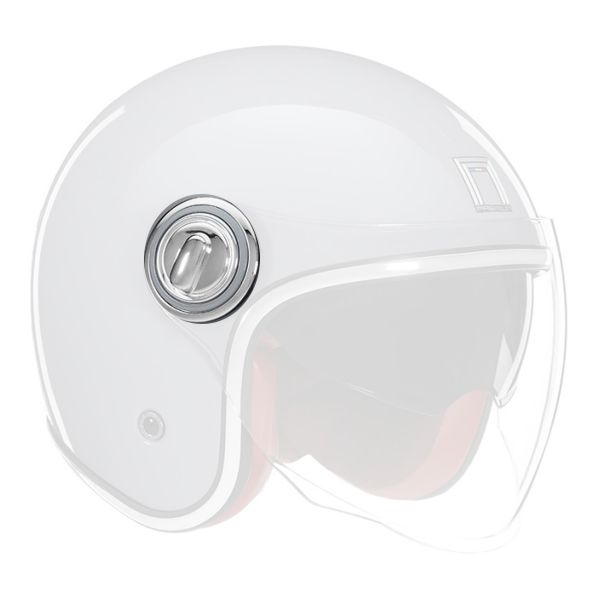 Piezas sueltas casco NOX Kit de montaje de visera Heritage Grey Nardo