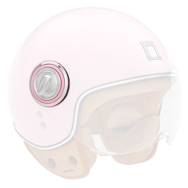 Piezas sueltas casco NOX Kit de montaje visera Heritage - Idol Pink