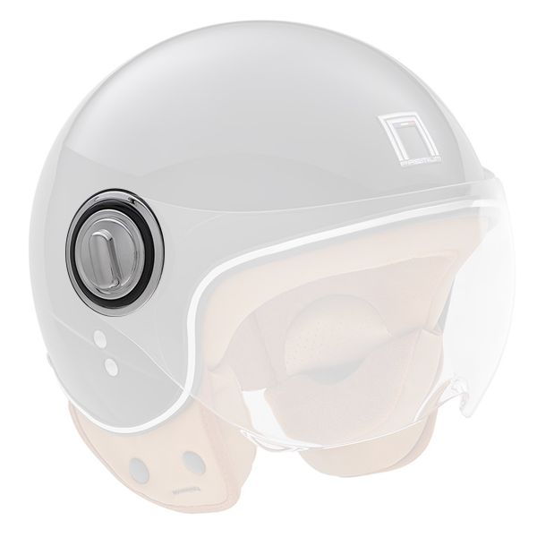 Piezas sueltas casco NOX Kit de montaje para visera Heritage - Idol Negro Brillante