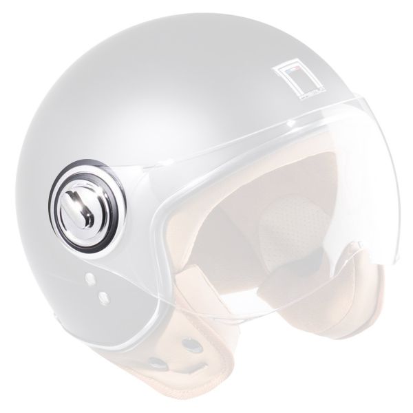 Piezas sueltas casco NOX Kit de montaje Visera Idol Negro Mate