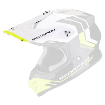 Piezas sueltas casco Scorpion VX-16 Peak - VX-16 Evo Air Fusion Negro Amarillo Ne�n