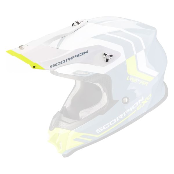 Piezas sueltas casco Scorpion VX-16 Peak - VX-16 Evo Air Fusion Azul Amarillo Ne�n