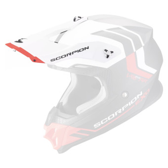 Piezas sueltas casco Scorpion VX-16 Peak - VX-16 Evo Air Fusion Negro mate Rojo