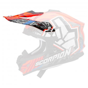 Piezas sueltas casco Scorpion VX-16 Evo Air Rok Bagaros Negro Rojo pico Piezas sueltas casco Scorpion VX-16 Evo Air Rok Bagaros Negro Rojo pico