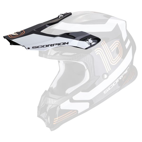 Piezas sueltas casco Scorpion VX-16 Peak - VX-16 Evo Air Tub Metal Negro Oro