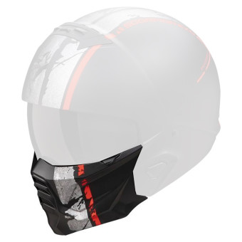 Piezas sueltas casco Scorpion Exo Combat II Lord Negro Mate Máscara Roja Piezas sueltas casco Scorpion Exo Combat II Lord Negro Mate Máscara Roja