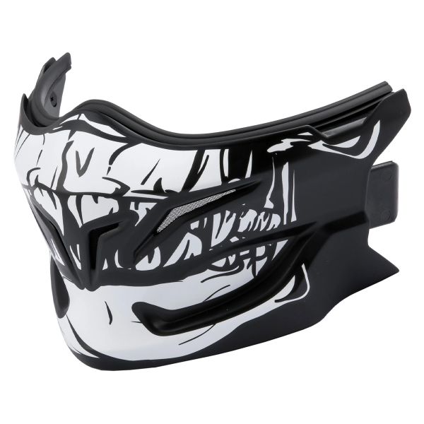 Piezas sueltas casco Scorpion Exo Combat II M�scara Blanca Negra Mate