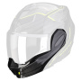 Piezas sueltas casco Scorpion Mentonera Exo Tech Evo Animo Negro Amarillo Ne�n