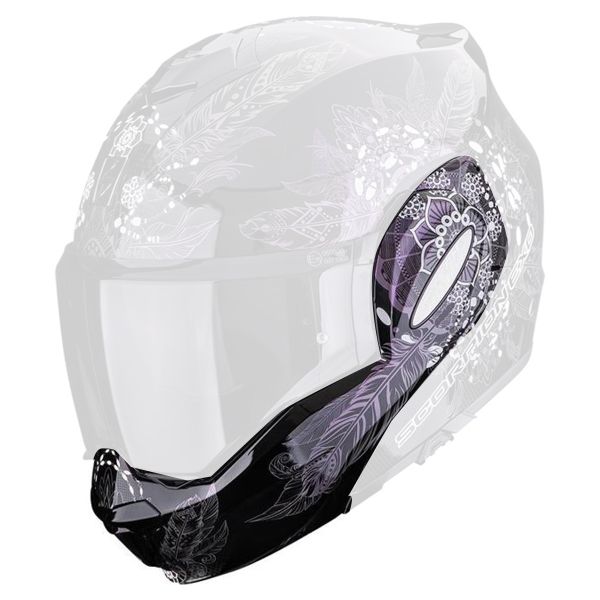 Piezas sueltas casco Scorpion Barboquejo Exo Tech Evo Dream Black Chameleon