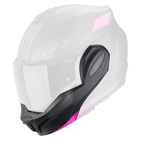 Piezas sueltas casco Scorpion Barboquejo Exo Tech Evo Socius Negro Mate Rosa