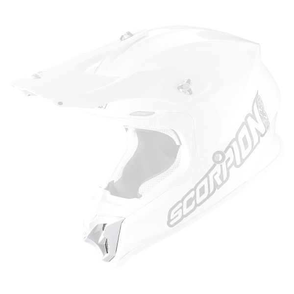 Piezas sueltas casco Scorpion Mentonera Ventilaci�n VX-16 Evo Air Blanco Perla