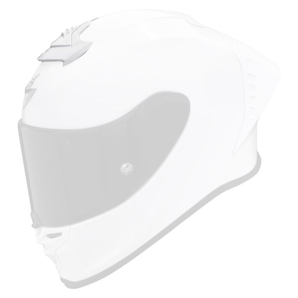 Piezas sueltas casco Scorpion Ventilation Superieure Exo R1 Air Graphic Blanco Perla