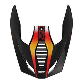 Piezas sueltas casco SHOT Gorra nacarado naranja Furious Electron Piezas sueltas casco SHOT Gorra nacarado naranja Furious Electron