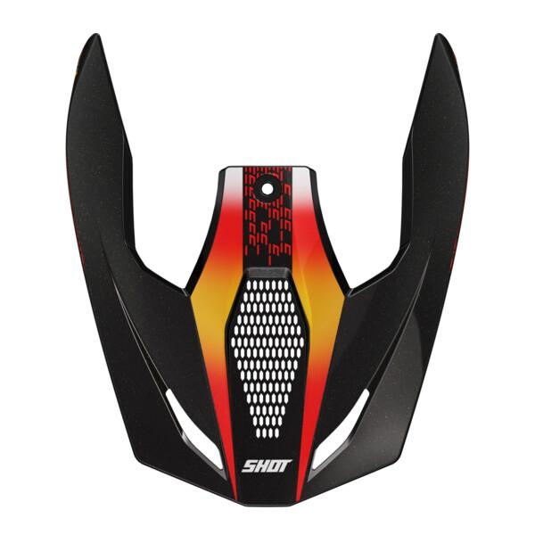 Piezas sueltas casco SHOT Gorra nacarado naranja Furious Electron Piezas sueltas casco SHOT Gorra nacarado naranja Furious Electron