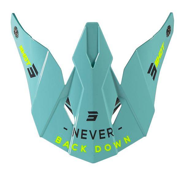 Piezas sueltas casco SHOT Gorra Furious Kid Storm gris verde Piezas sueltas casco SHOT Gorra Furious Kid Storm gris verde