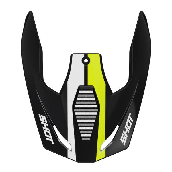 Piezas sueltas casco SHOT Race Iron amarillo nen brillante pico