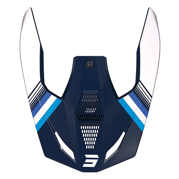 Piezas sueltas casco SHOT Race Tracer azul pico brillante