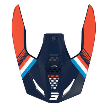 Piezas sueltas casco SHOT Race Tracer naranja nen pico brillante