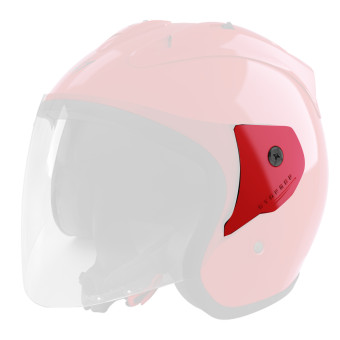 Piezas sueltas casco Stormer Kit de montaje completo SUN EVO 2.0 Rojo Brillante
