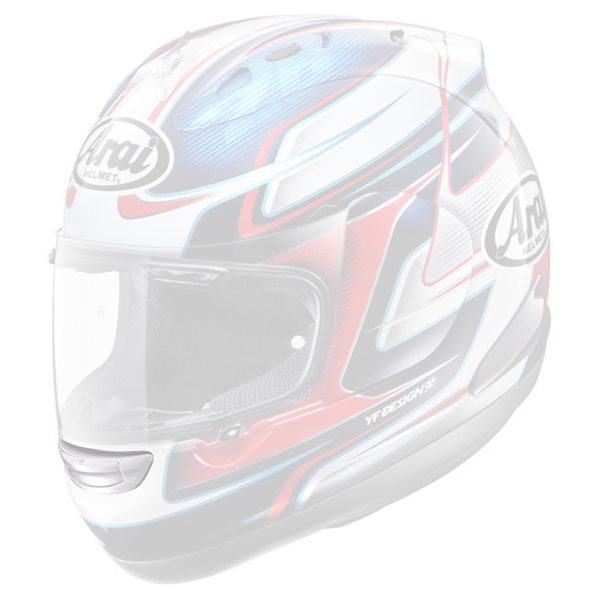 Piezas sueltas casco Arai Ventilaci�n Mentonera RX7 GP Dani 26 Red