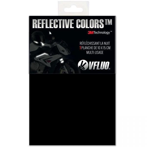 Cintas reflectantes casco VFLUO Adhesivo Reflectante Para Cortar Negro