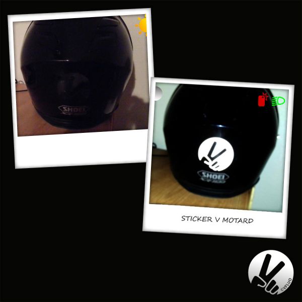 VFLUO Adhesivo Reflectante V Negro